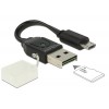 Delock Kabel Micro USB OTG Stecker > USB A Stecker inkl. Micro SD Card Reader