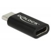Delock Adapter SuperSpeed USB 10 Gbps (USB 3.1 Gen 2) USB Type-C™ Stecker > Buchse Portschoner schwarz
