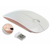 Delock Optische 3-Tasten Maus 2,4 GHz kabellos weiß / rosé
