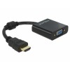 Delock Adapter HDMI-A Stecker > VGA Buchse schwarz