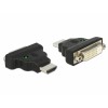 Delock Adapter HDMI Stecker zu DVI 24+1 Pin Buchse mit LED