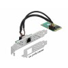 Delock Mini PCIe I/O PCIe full size 1 x RJ45 Gigabit LAN