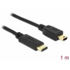 Delock Kabel USB Type-C™ 2.0 Stecker > USB 2.0 Typ Mini-B Stecker 1,0 m schwarz