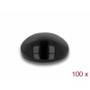 Delock Gummifüße rund selbstklebend 5 x 2 mm 100 Stück schwarz