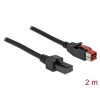 Delock PoweredUSB Kabel Stecker 24 V zu 2 x 4 Pin Stecker 2 m für POS Drucker und Terminals
