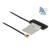Delock WLAN 802.11 ac/a/h/b/g/n Antenne MHF® I Stecker 1,5 - 2,0 dBi 1.13 25 cm CCD intern