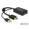 Delock Adapter HDMI-A Stecker > DisplayPort 1.2 Buchse schwarz