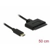 Delock Konverter USB 3.1 Gen 2 mit USB Type-C™ Stecker > 22 Pin SATA 6 Gb/s Buchse