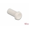 Delock LWL Staubschutzkappe für Steckverbinder mit 2,50 mm Hülse 10 Stück weiß