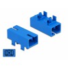 Delock LWL Kupplung für PCB SC Simplex Buchse zu SC Simplex Buchse Singlemode blau