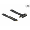 Delock M.2 Key M zu PCIe x4 NVMe Adapter mit 20 cm Kabel