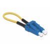 Delock LWL Loopback Adapter LC / UPC Singlemode blau