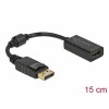 Delock Adapter DisplayPort 1.1 Stecker zu HDMI Buchse Passiv schwarz