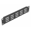 Delock 10″ Netzwerkschrank Panel mit Lüftungsschlitzen horizontal 1 HE schwarz