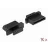Delock Staubschutz für HDMI mini-C Buchse mit Griff 10 Stück schwarz