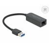 Delock Adapter USB Typ-A Stecker zu 2,5 Gigabit LAN kompakt