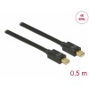 Delock Kabel Mini DisplayPort 1.2 Stecker > Mini DisplayPort Stecker 4K 60 Hz 0,5 m