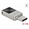 Delock Mini USB 3.2 Gen 1 USB-C™ Speicherstick 32 GB - Metallgehäuse
