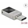 Delock Mini USB 3.2 Gen 1 USB-C™ Speicherstick 64 GB - Metallgehäuse