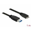 Delock Kabel USB 3.0 Typ-A Stecker > USB 3.0 Typ Micro-B Stecker 1,0 m schwarz